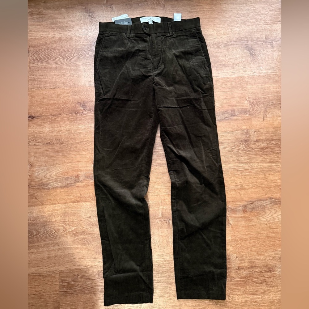 Banana Republic Men's Dark brown Olive Corduroy Pants